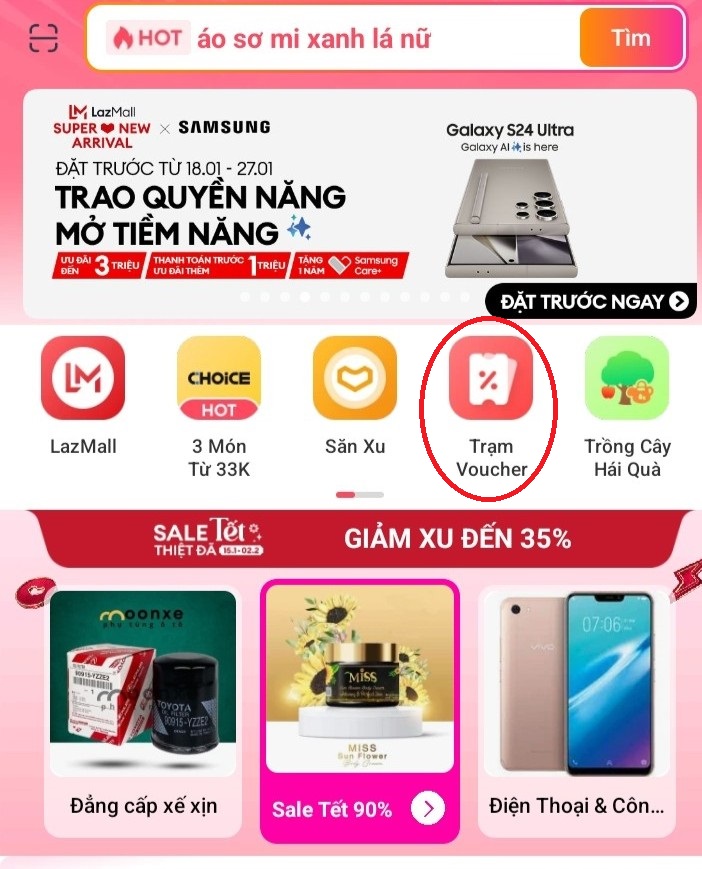 Cách tìm, lấy Voucher mã giảm giá trên sàn LAZADA cho người mới