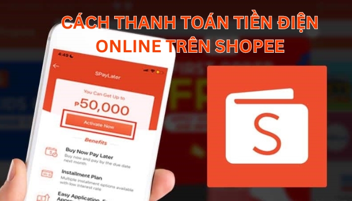 cách thanh toán tiền điện online trên Shopee