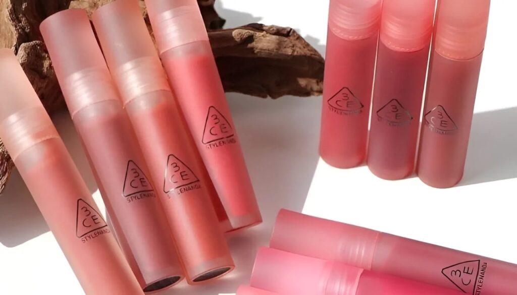 Bảng màu son kem 3CE Blur Water Tint