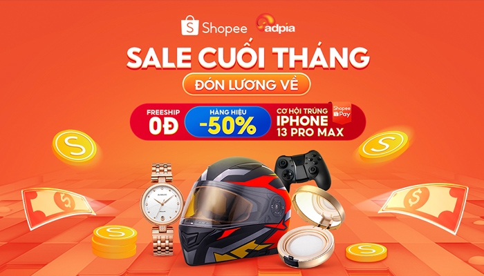 Chương trình sale cuối tháng được tổ chức vào ngày 25 mỗi tháng