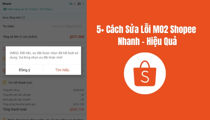 5+ Cách Sửa Lỗi M02 Shopee Nhanh - Hiệu Quả