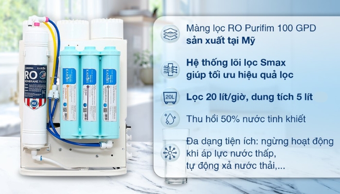 Máy lọc nước RO Karofi