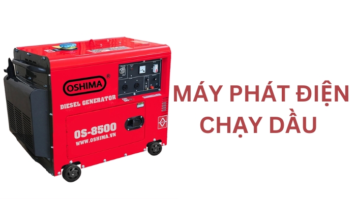 máy phát điện chạy dầu