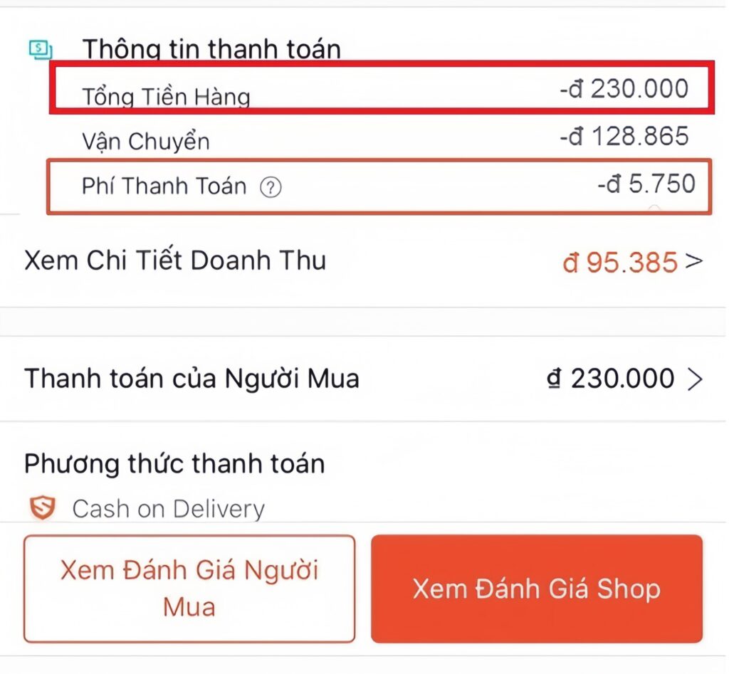 Phí thanh toán trên Shopee áp dụng cho tất cả các người bán t