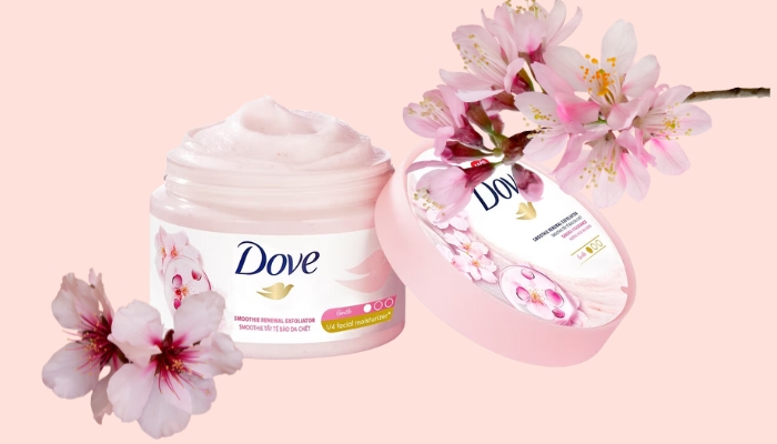 Tẩy tế bào chết Dove Smoothie Body Dove Hoa Anh Đào