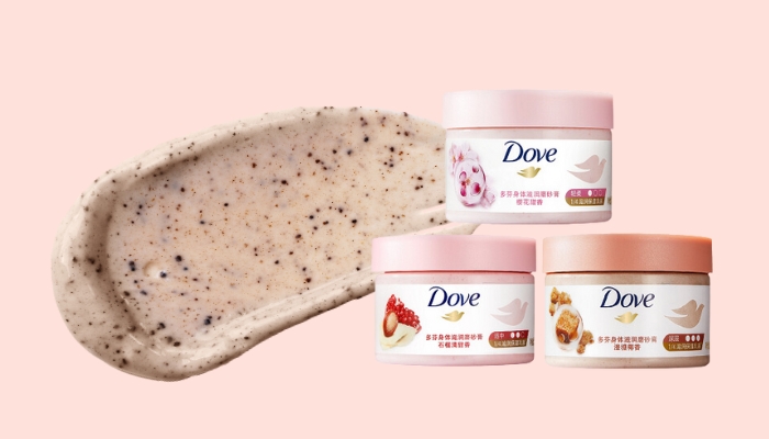 Review tẩy tế bào chết Dove chi tiết