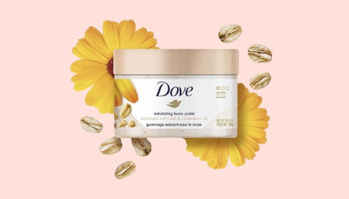 Tẩy tế bào chết Dove Exfoliating Body Polish Colloidal Oatmeal & Calendula Oil