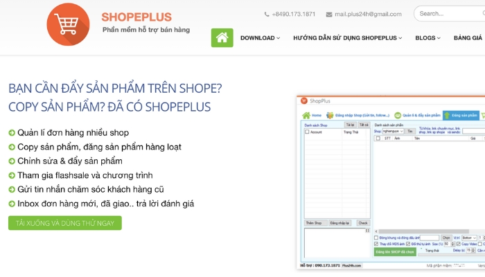 ShopeePlus được phát triển bởi Plus24h