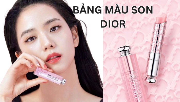 bảng màu son dior