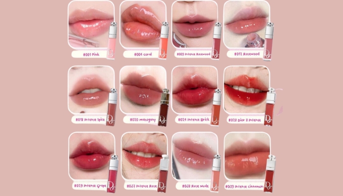 Bảng màu son Dior Addict Lip Maximizer